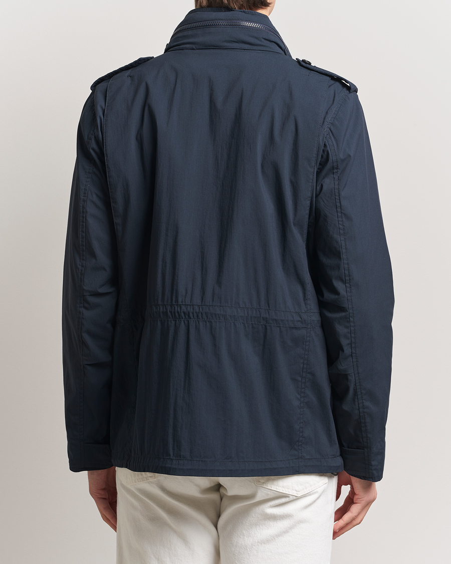 Uomini | Giacche | Aspesi | Lightweight Cotton Field Jacket Navy
