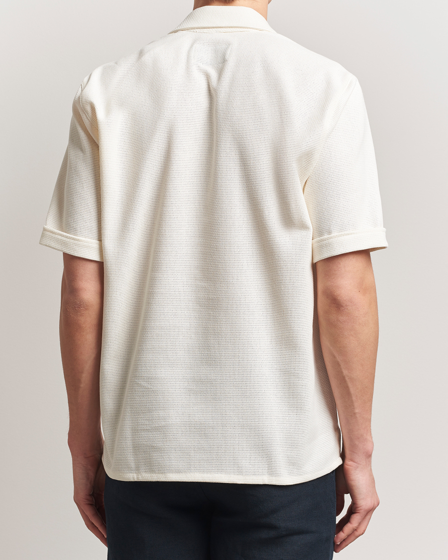 Uomini | Camicie | Peregrine | Quay Cuban Collar Shirt White