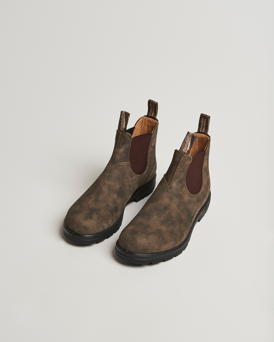 Uomini | Stivali | Blundstone | 585 Original Leather Chelsea Boot Rustic Brown