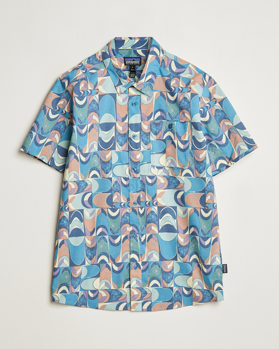Uomini | Camicie | Patagonia | Go To Short Sleeve Shirt Still Blue