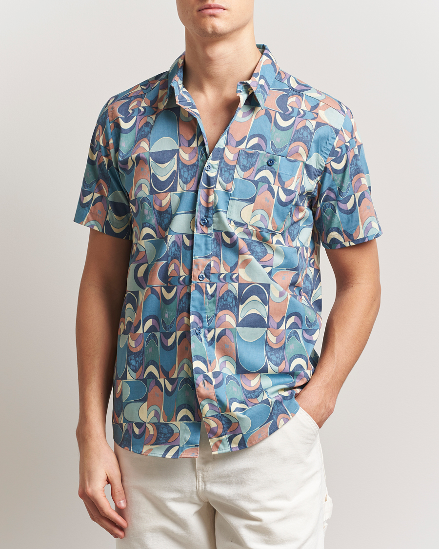Uomini | Camicie | Patagonia | Go To Short Sleeve Shirt Still Blue