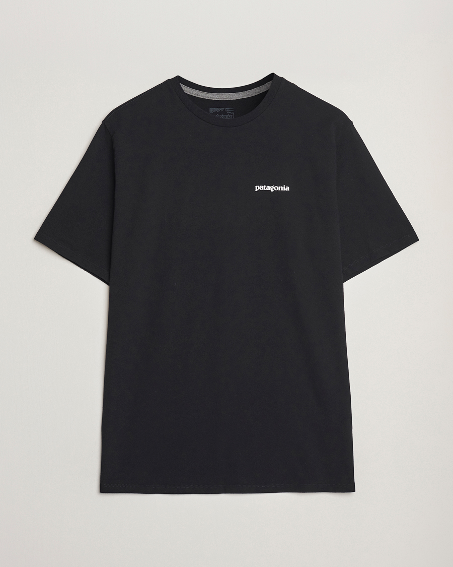 Uomini | T-shirt | Patagonia | P-6 Logo T-Shirt Black