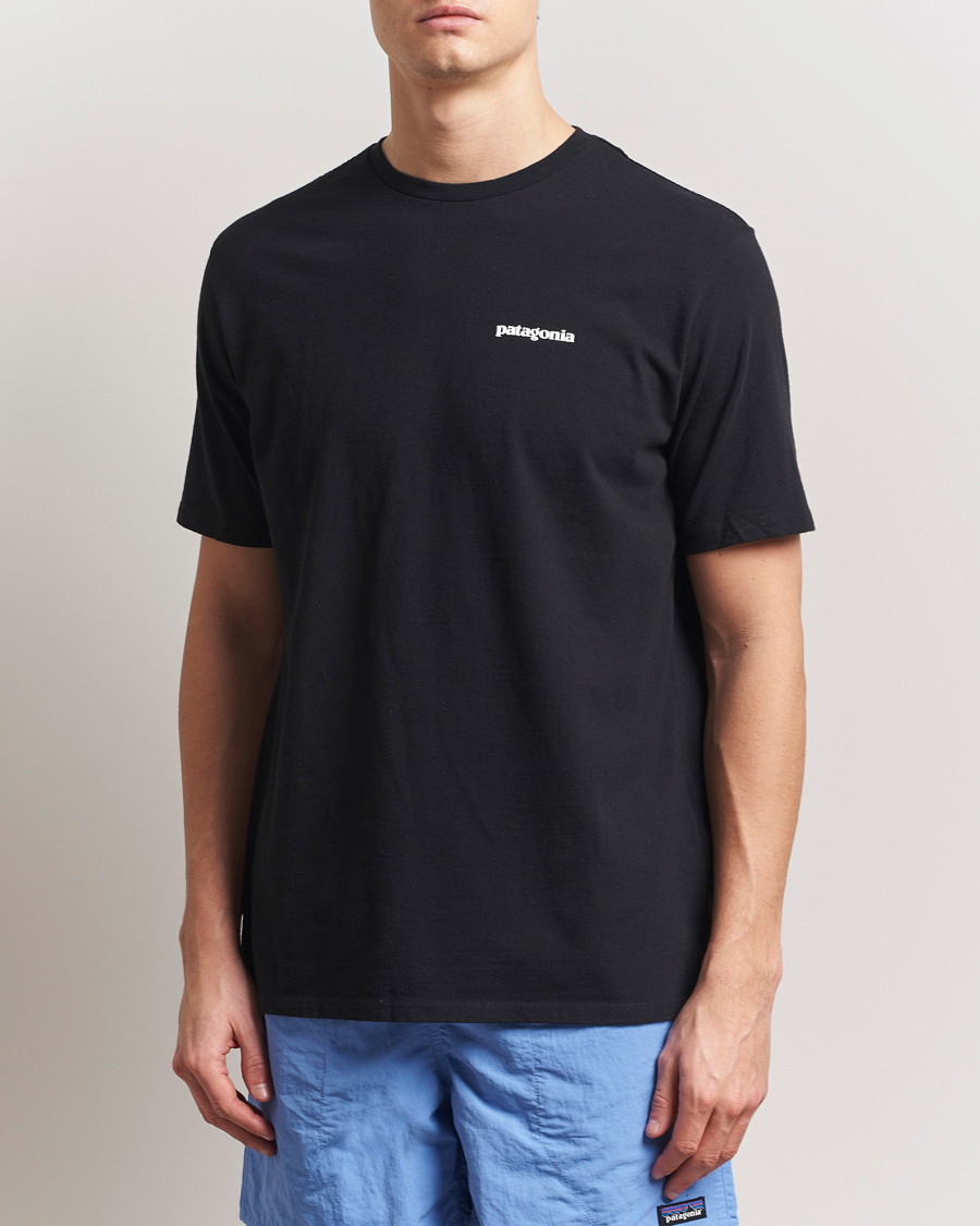 Uomini | T-shirt | Patagonia | P-6 Logo T-Shirt Black