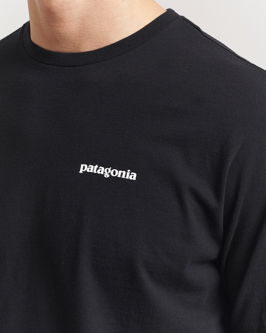 Uomini | T-shirt | Patagonia | P-6 Logo T-Shirt Black