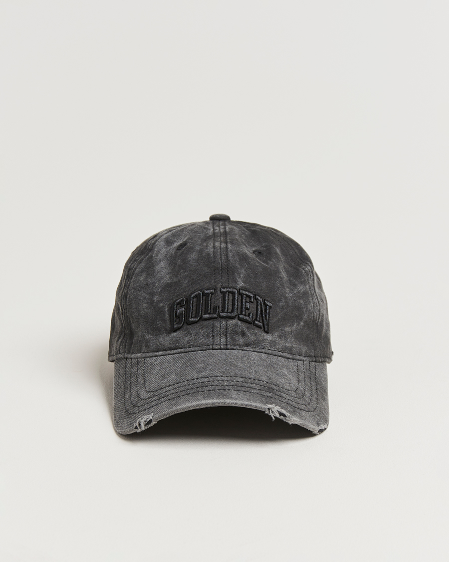 Uomini | Golden Goose Cotton Twill Baseball Cap Anthracite | Golden Goose | Cotton Twill Baseball Cap Anthracite