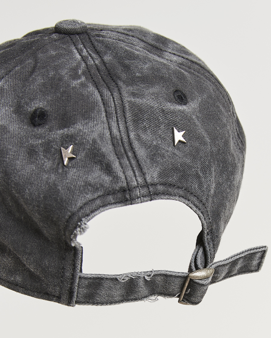 Uomini | Golden Goose Cotton Twill Baseball Cap Anthracite | Golden Goose | Cotton Twill Baseball Cap Anthracite