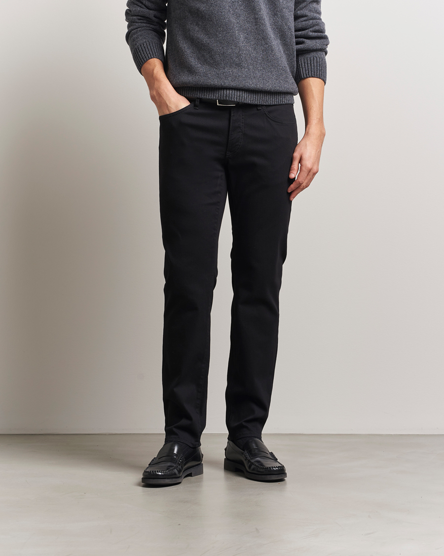 Uomini | Pantaloni | Brax | Chuck Hi-Flex Denim Perma Black