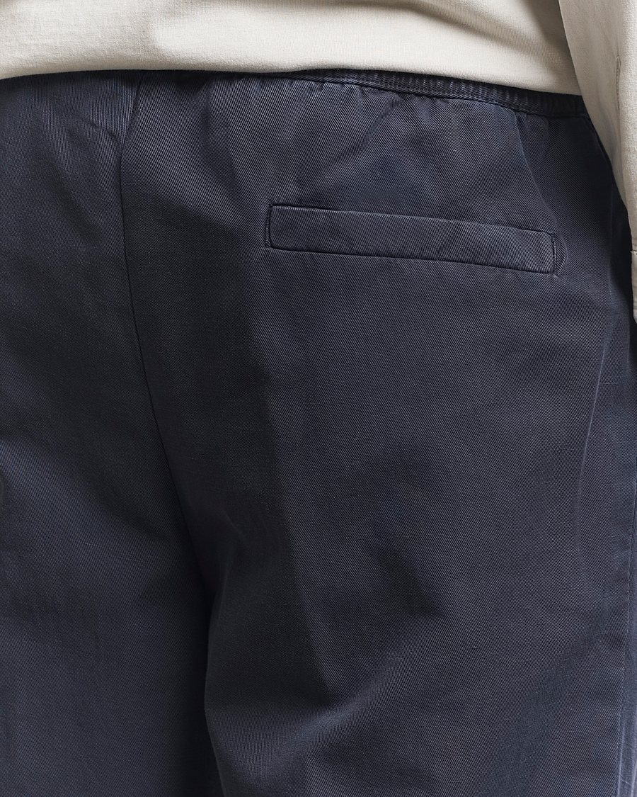 Uomini | Pantaloni | Briglia 1949 | Cotton/Linen Drawstring Pants Navy