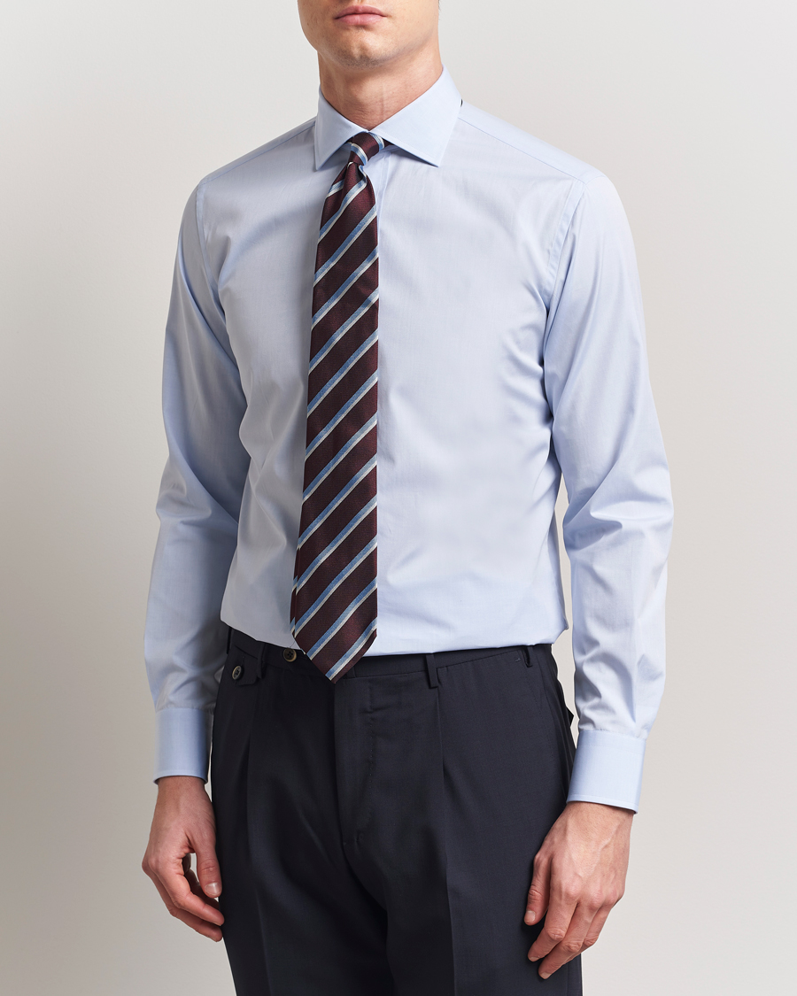Uomini | Camicie | Brioni | Classic Dress Shirt Light Blue