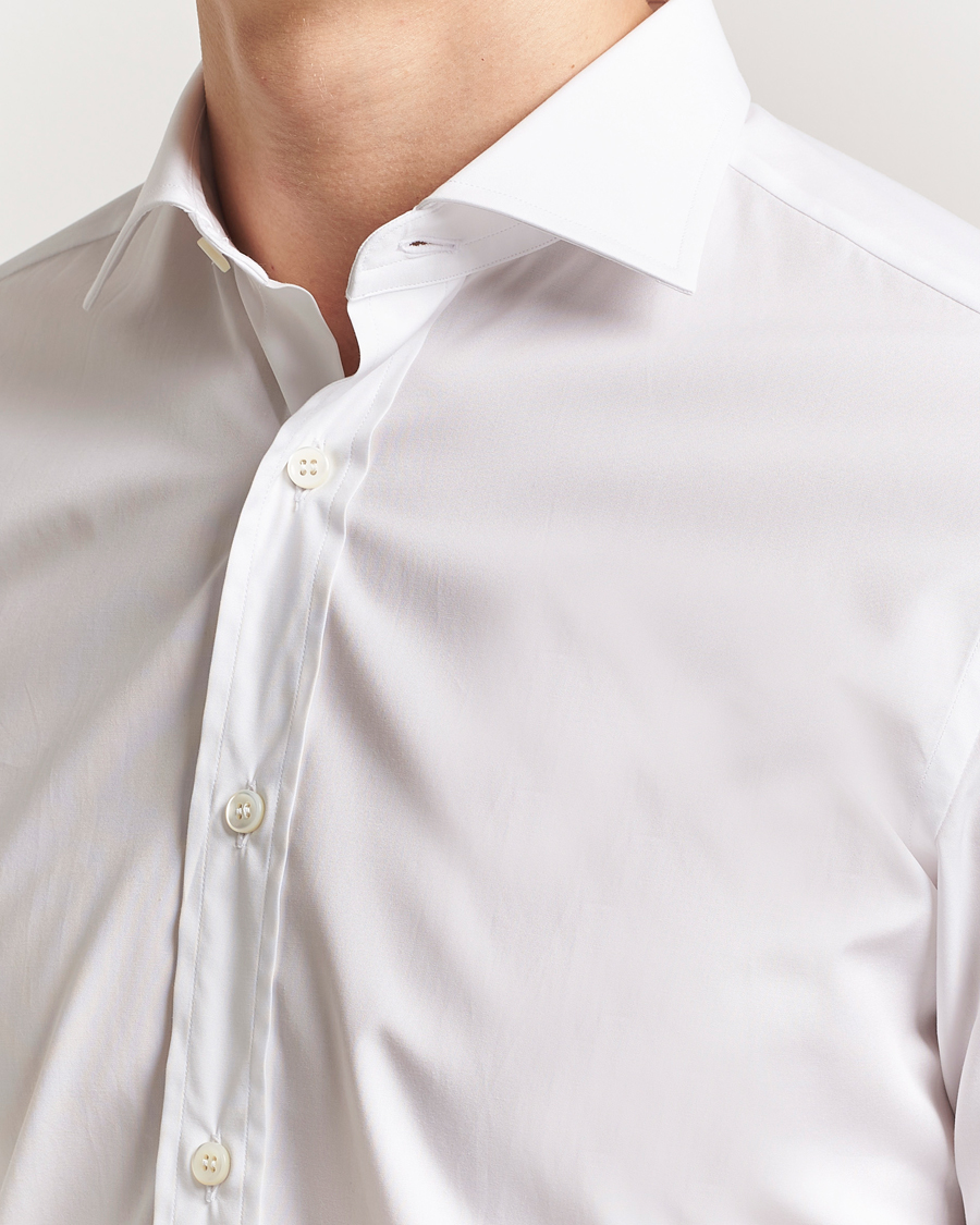 Uomini | Camicie | Brioni | Slim Fit Dress Shirt White