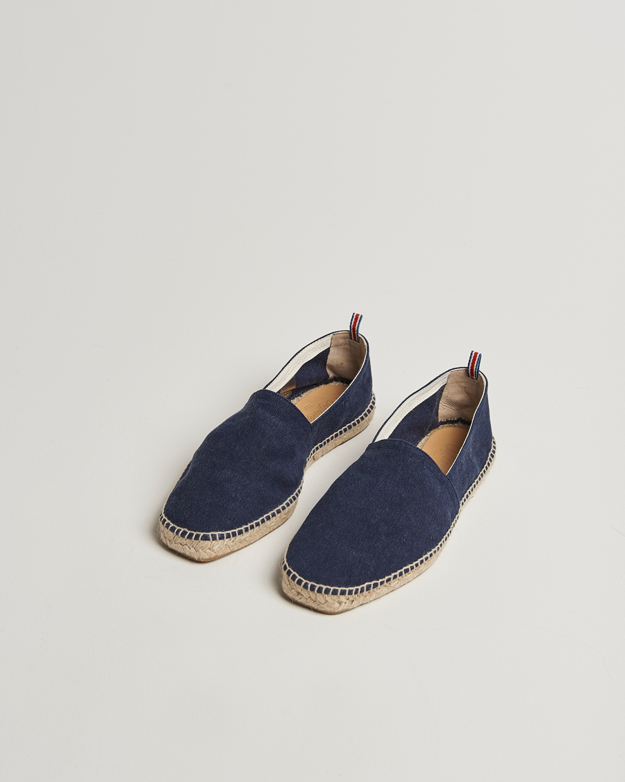 Uomini | Espadrillas | Castañer | Pablo Washed Canvas Espadrilles Azul Marino