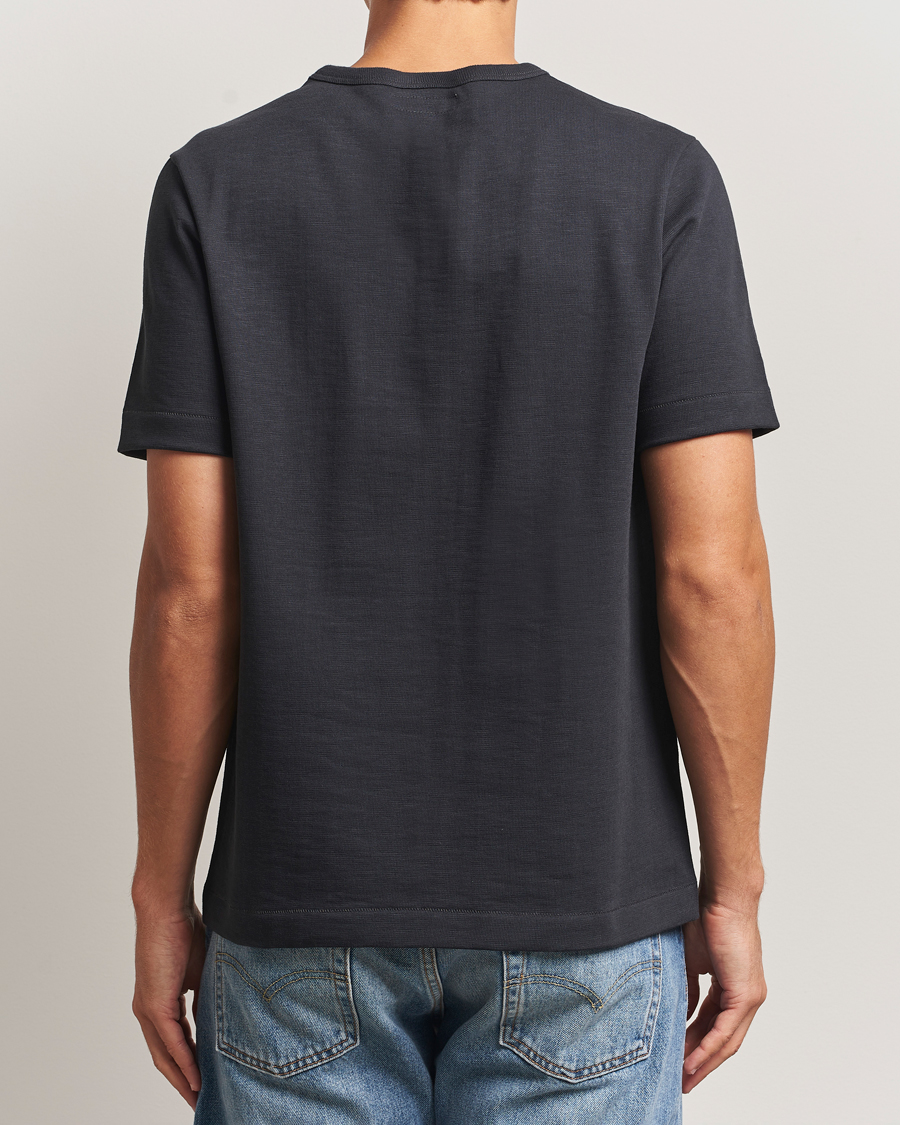 Uomini | T-shirt | Merz b. Schwanen | Relaxed Fit Loopwheeled Heavy T-Shirt Charcoal