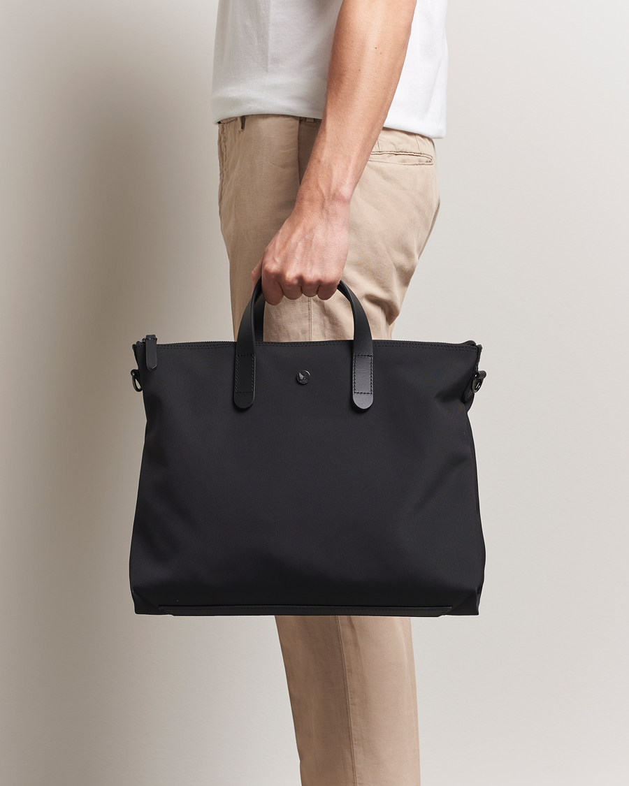 Uomini | Borse | Mismo | M/S Canvas Slim Brief Eclipse Black/Black