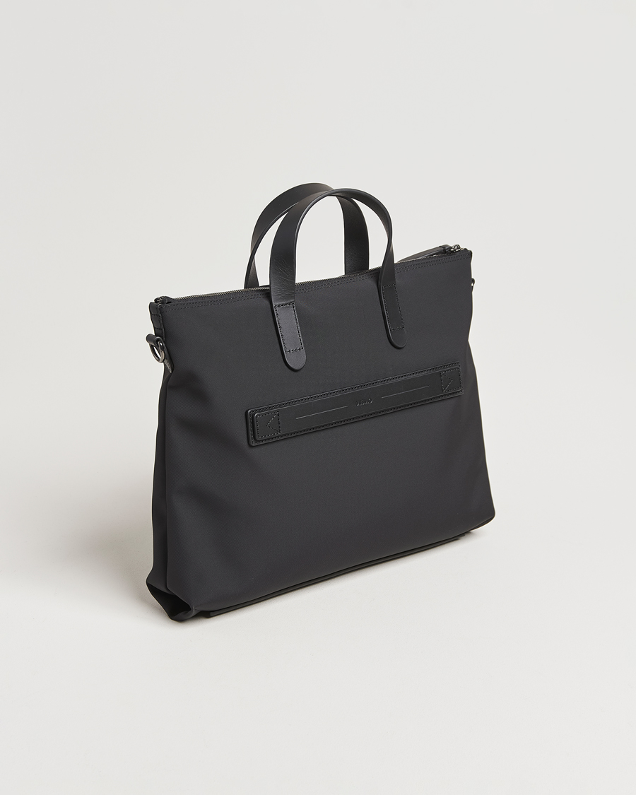 Uomini | Borse | Mismo | M/S Canvas Slim Brief Eclipse Black/Black