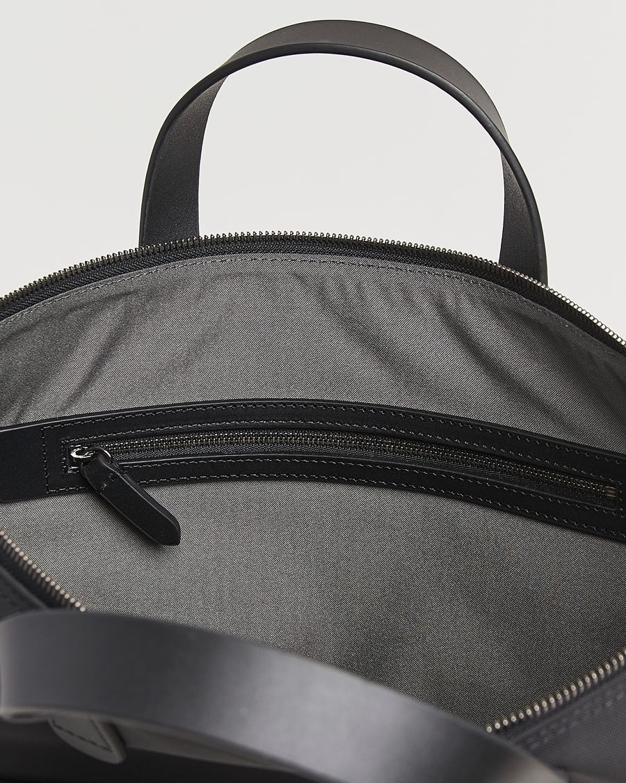 Uomini | Borse | Mismo | M/S Canvas Slim Brief Eclipse Black/Black