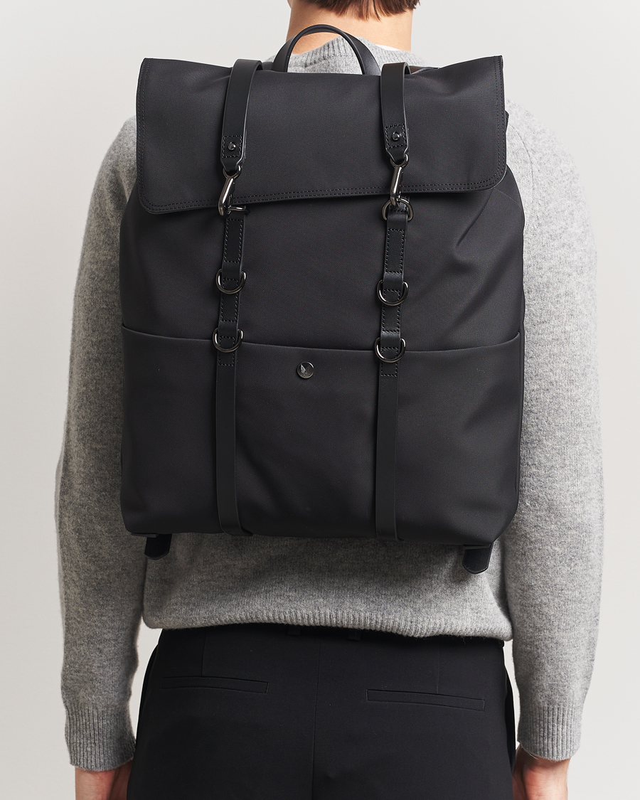 Uomini | Borse | Mismo | M/S Nylon Backpack Eclipse Black/Black
