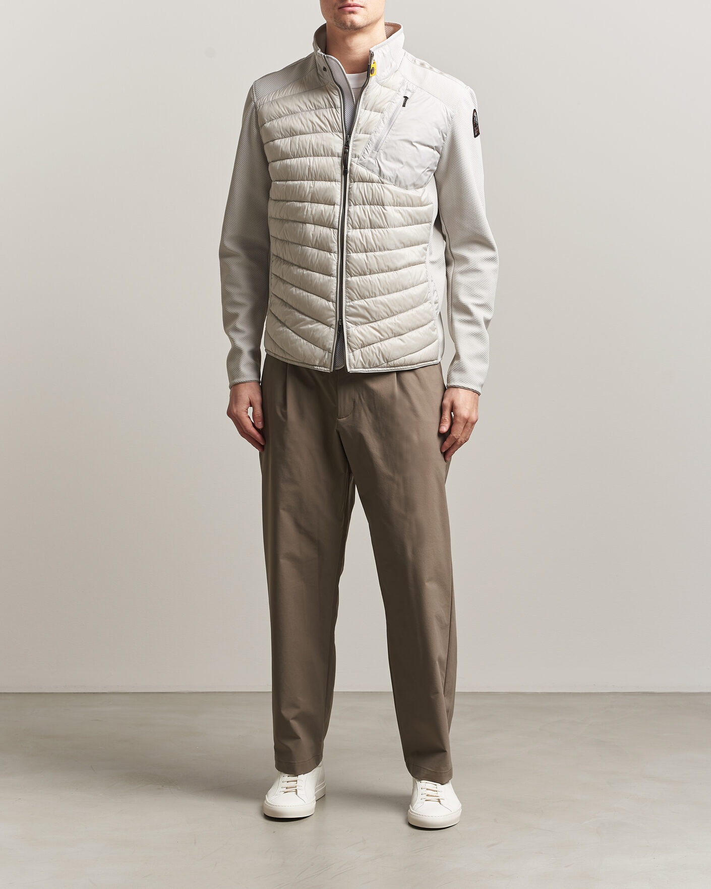 Uomini | Giacche | Parajumpers | Jayden Mesh Hybrid Jacket Ghiaccio