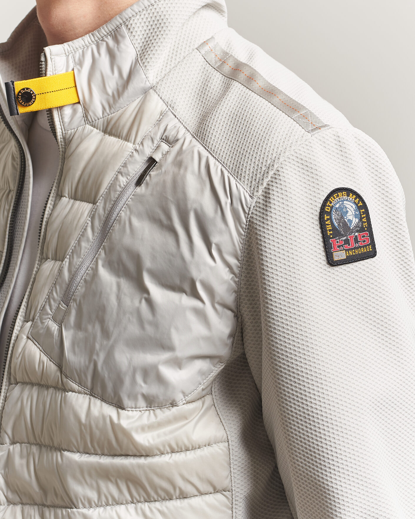 Uomini | Giacche | Parajumpers | Jayden Mesh Hybrid Jacket Ghiaccio