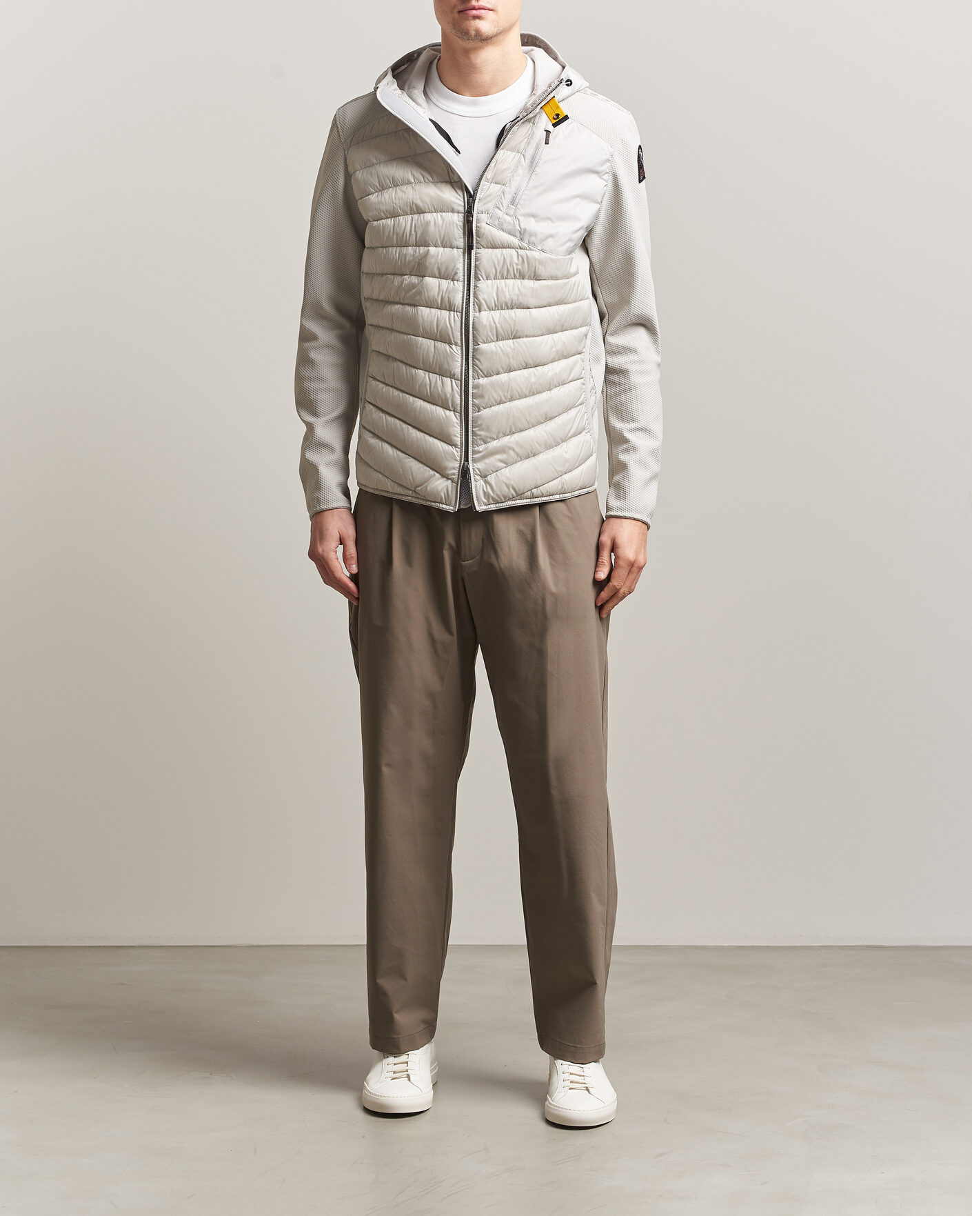 Uomini | Giacche | Parajumpers | Nolan Mesh Hooded Hybrid Ghiaccio