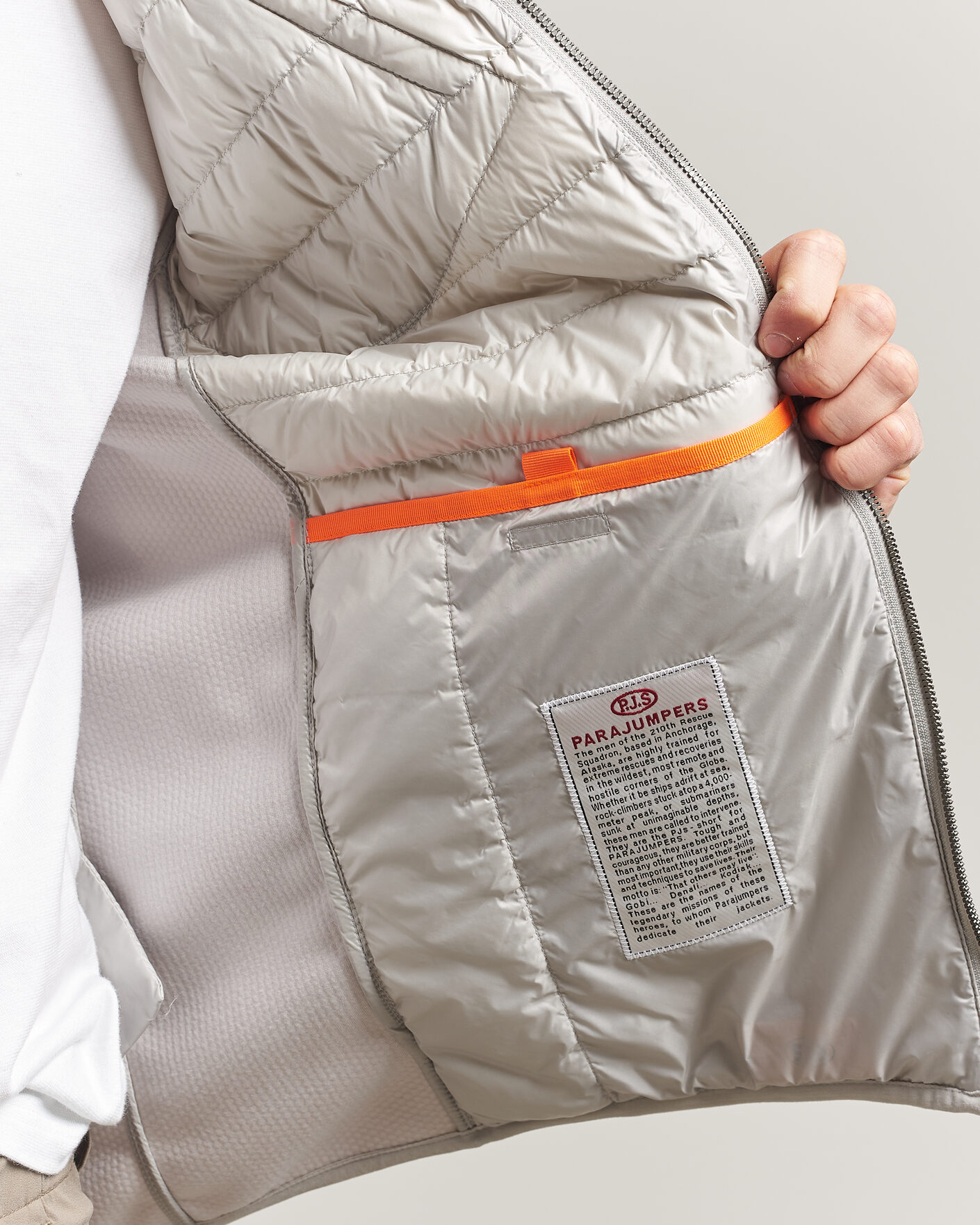 Uomini | Giacche | Parajumpers | Nolan Mesh Hooded Hybrid Ghiaccio