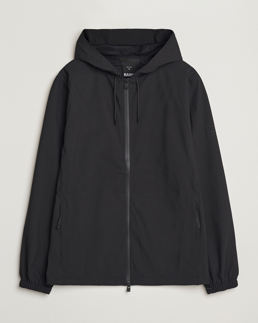 Uomini | Giacche | RAINS | Suva Hooded Waterproof Jacket Black