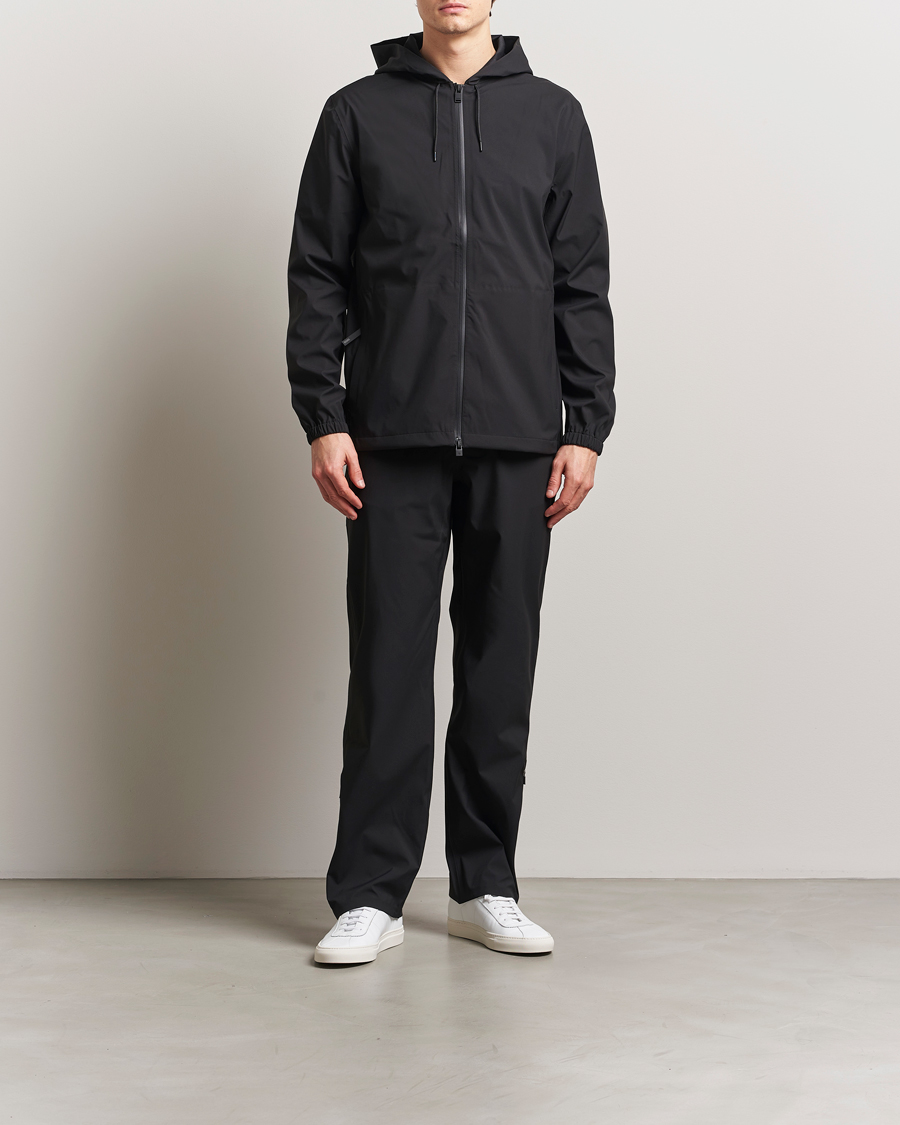 Uomini | Giacche | RAINS | Suva Hooded Waterproof Jacket Black