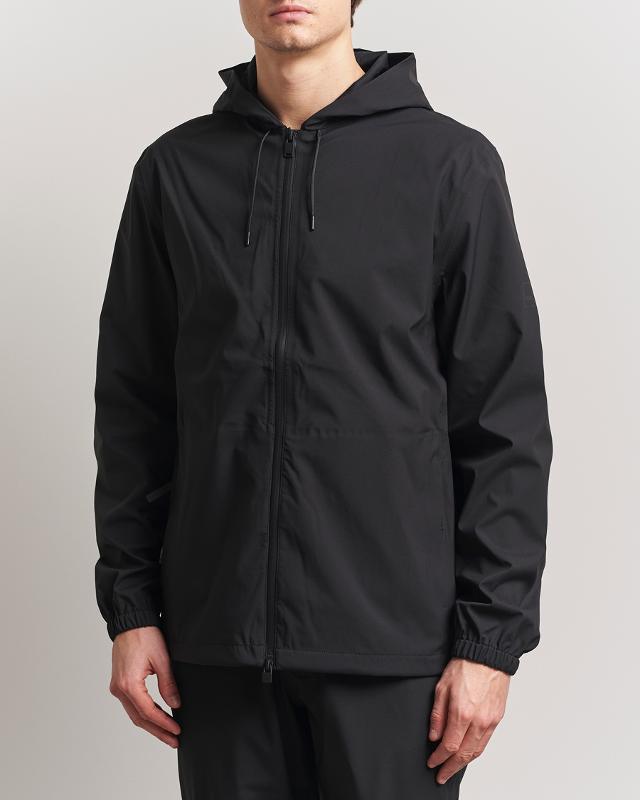 Uomini | Giacche | RAINS | Suva Hooded Waterproof Jacket Black