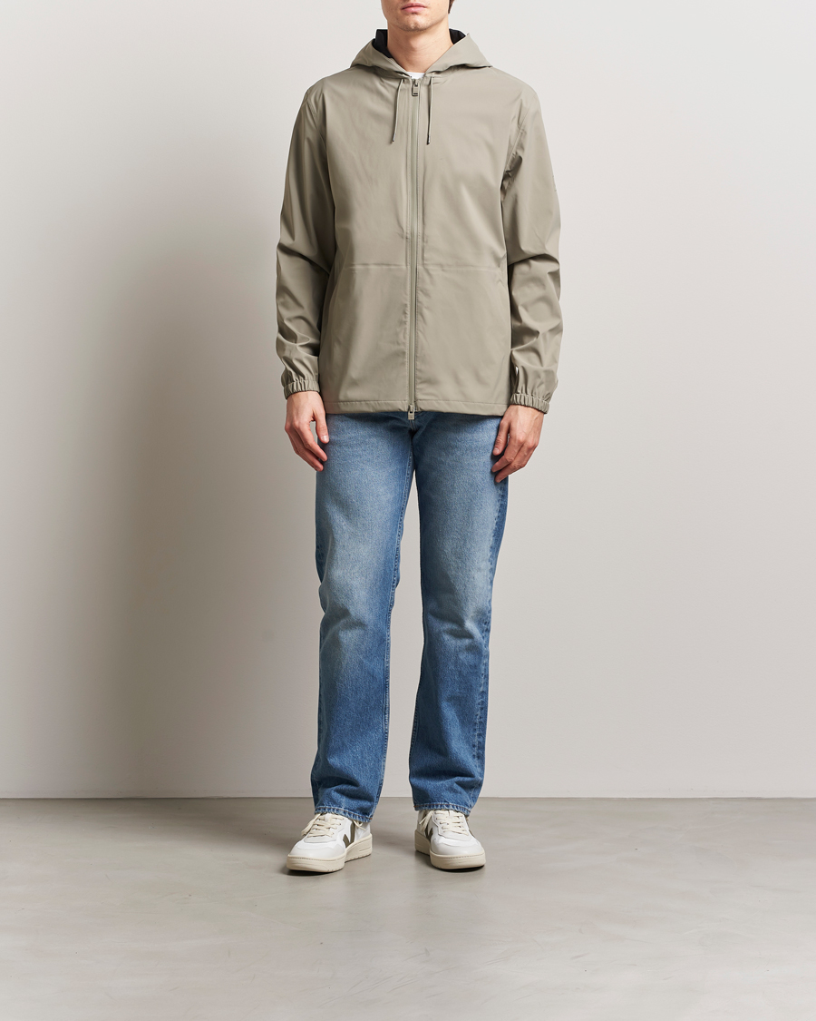 Uomini | Giacche | RAINS | Suva Hooded Waterproof Jacket Drift