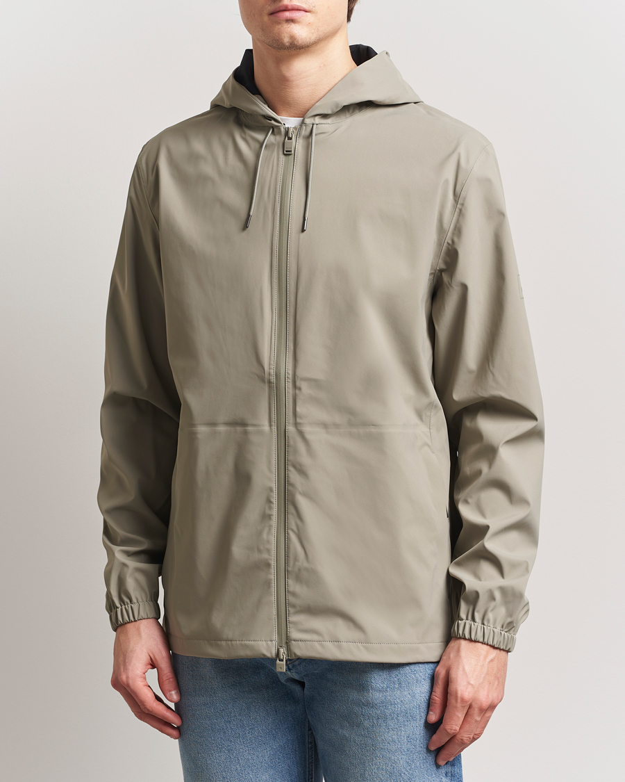 Uomini | Giacche | RAINS | Suva Hooded Waterproof Jacket Drift