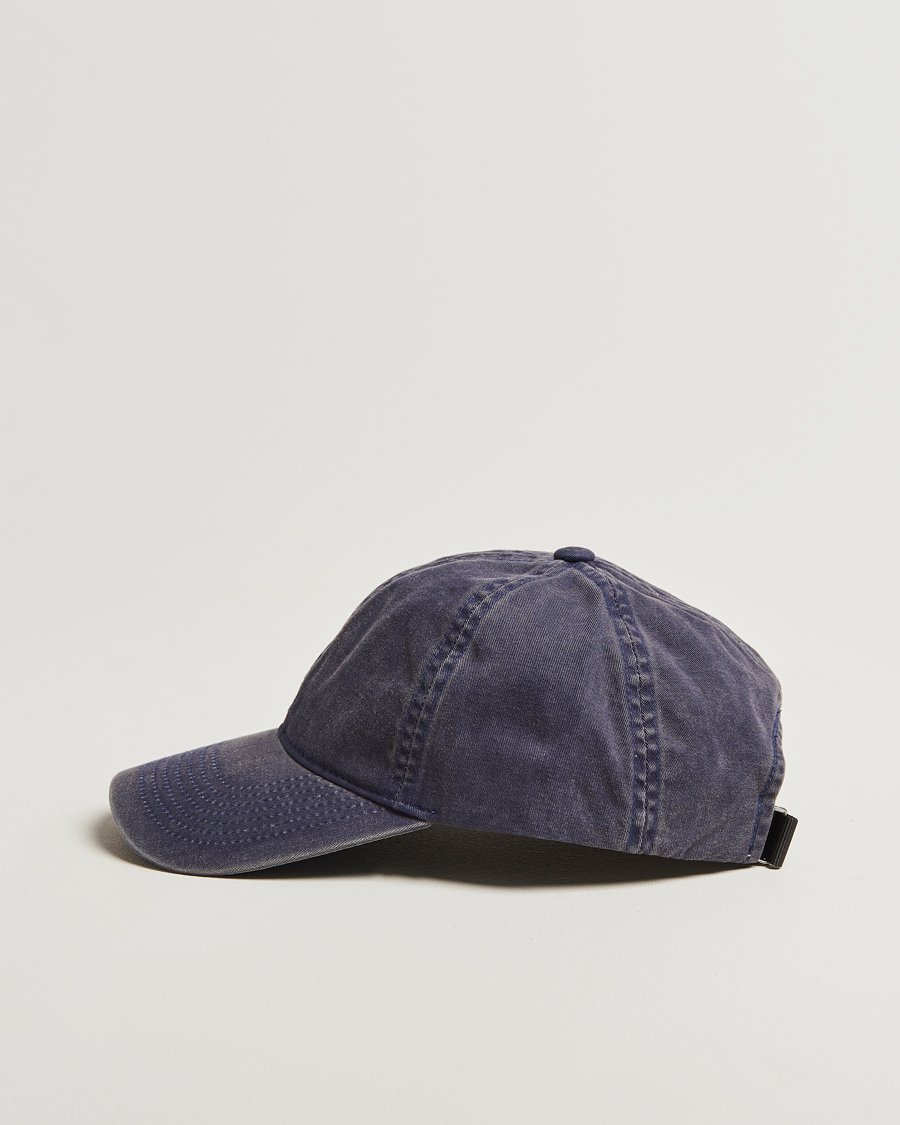Uomini | Cappelli & Berretti | Varsity Headwear | Washed Cotton Baseball Cap Navy