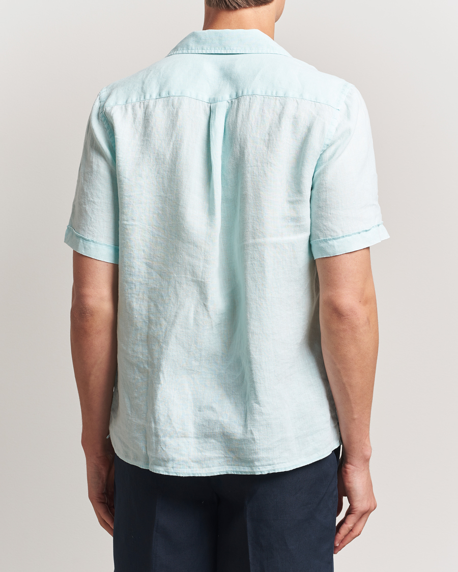 Uomini | Camicie | Vilebrequin | Charli Resort Short Sleeve Shirt Pacific