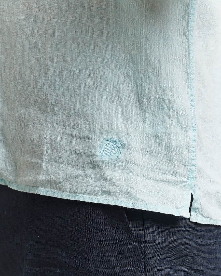 Uomini | Camicie | Vilebrequin | Charli Resort Short Sleeve Shirt Pacific