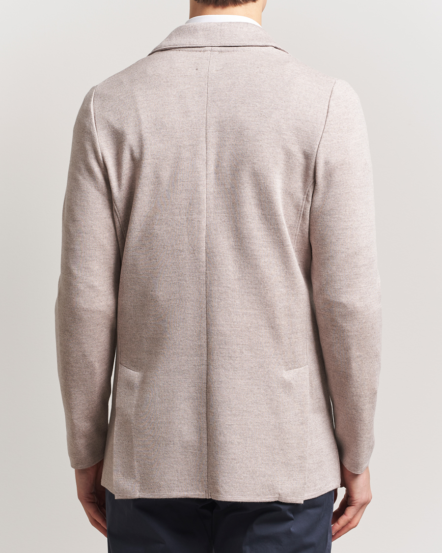 Uomini | Blazers | Stenströms | Milano Knitted Blazer Beige