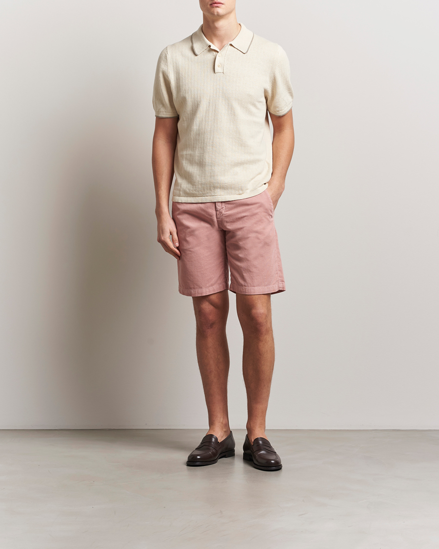 Uomini | Pantaloncini | Massimo Alba | Vela Baby Corduroy Shorts Pink