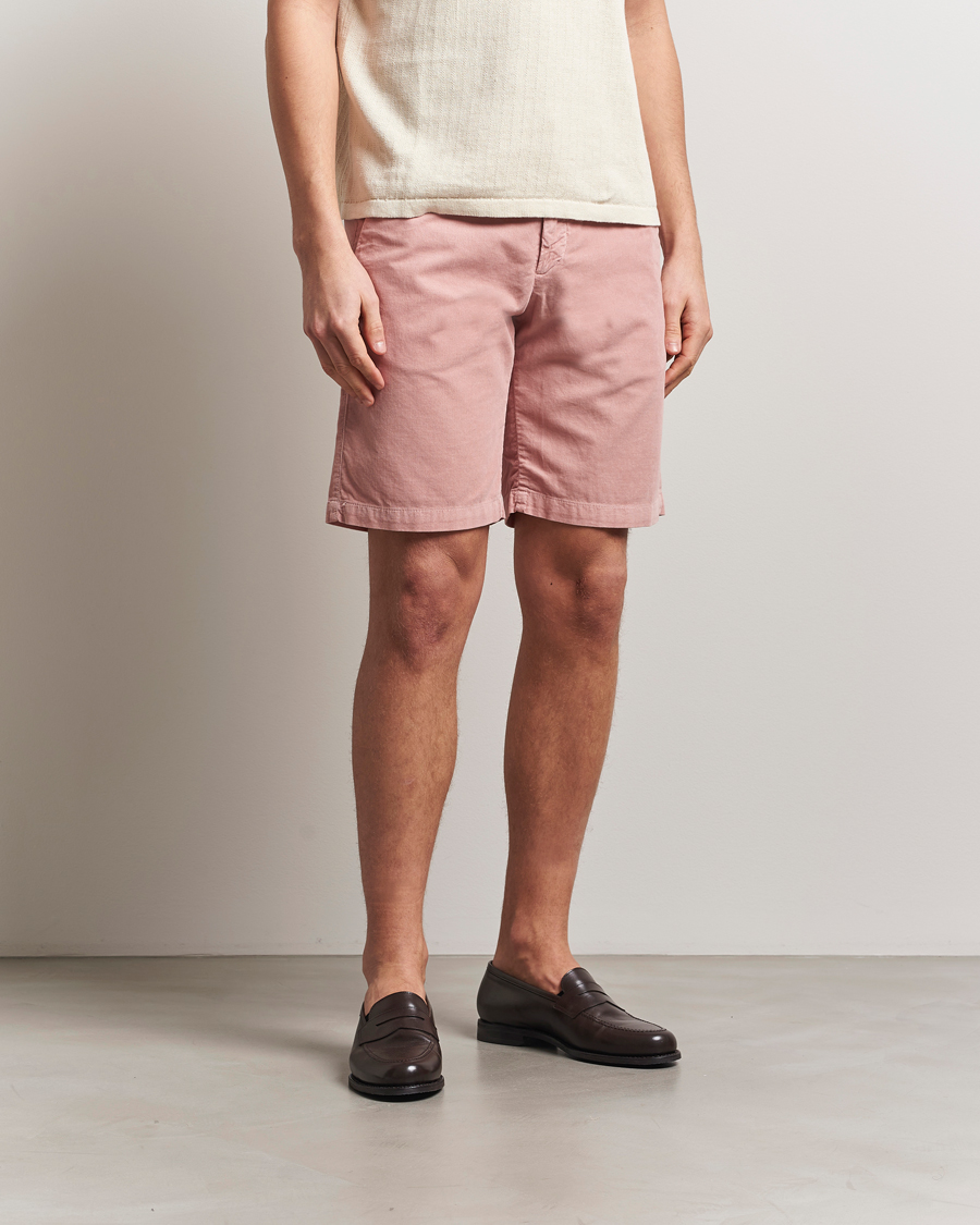 Uomini | Pantaloncini | Massimo Alba | Vela Baby Corduroy Shorts Pink