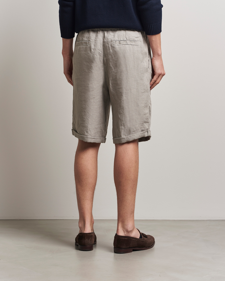 Uomini | Pantaloncini | Brunello Cucinelli | Drawstring Shorts Khaki