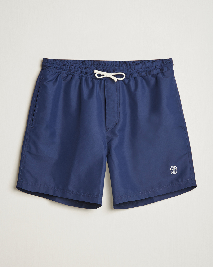 Uomini | Costumi da bagno | Brunello Cucinelli | Nylon Swim Trunks Navy