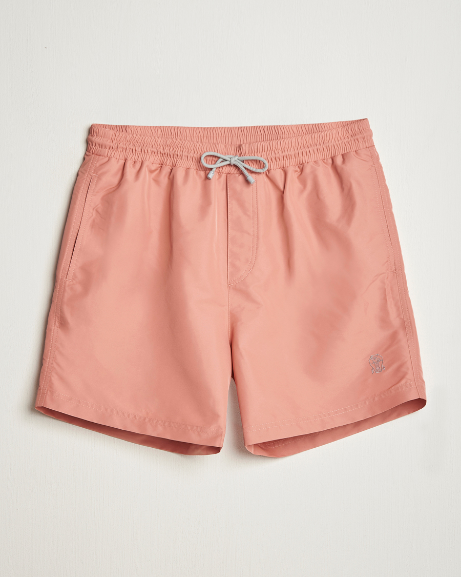 Uomini | Costumi da bagno | Brunello Cucinelli | Nylon Swim Trunks Dusty Red