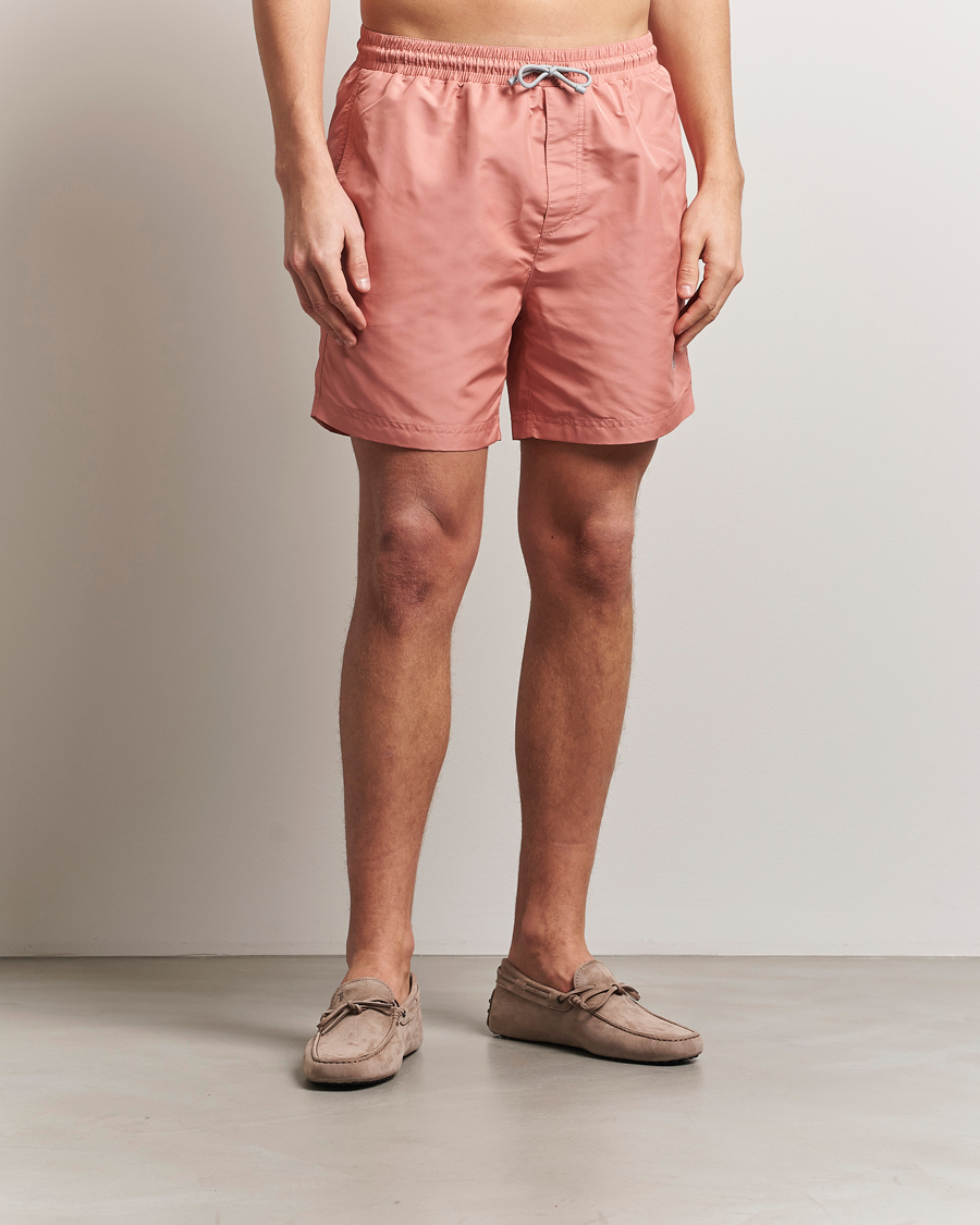 Uomini | Costumi da bagno | Brunello Cucinelli | Nylon Swim Trunks Dusty Red