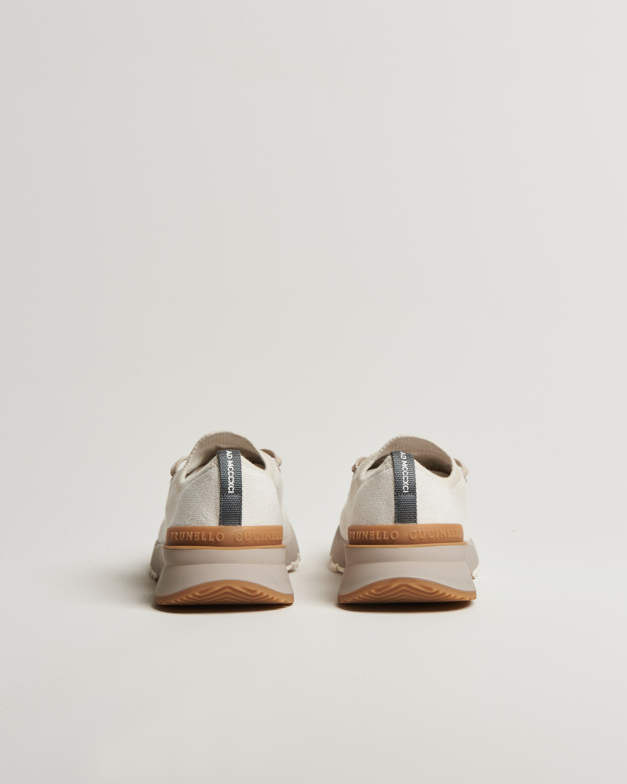 Uomini | Brunello Cucinelli Mesh Running Sneakers Beige | Brunello Cucinelli | Mesh Running Sneakers Beige