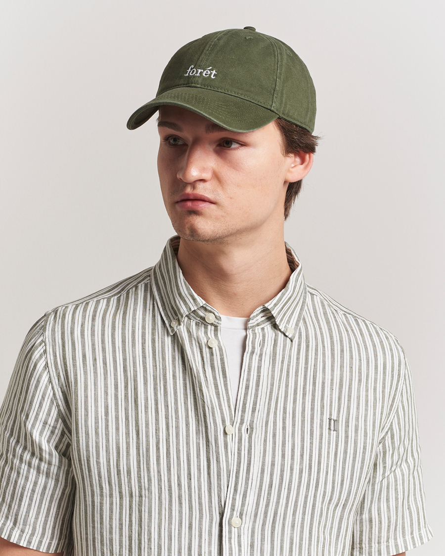 Uomini | Cappelli & Berretti | Forét | Hawk Washed Cap Army