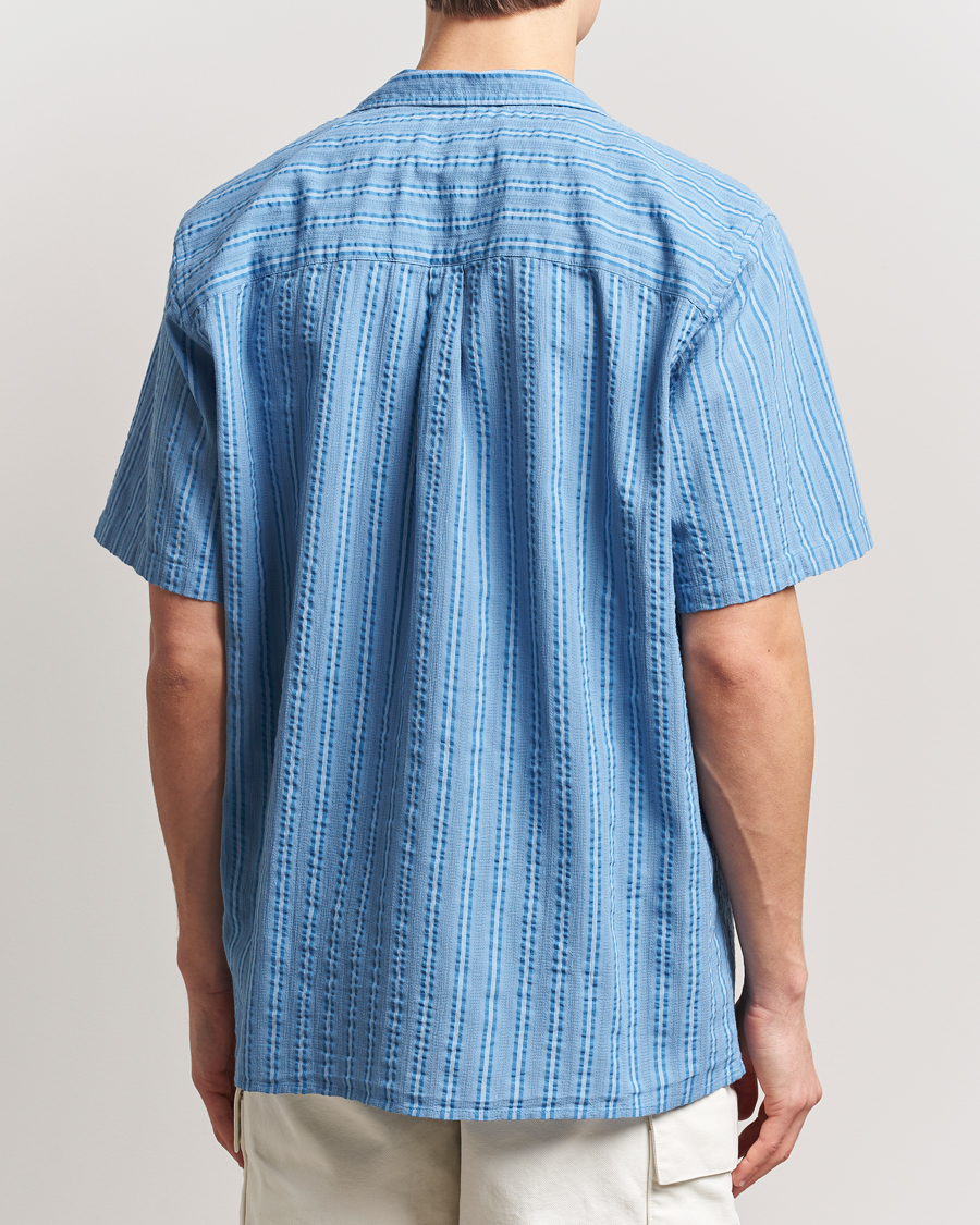 Uomini | Camicie | Forét | Peer Short Sleeve Shirt Blue