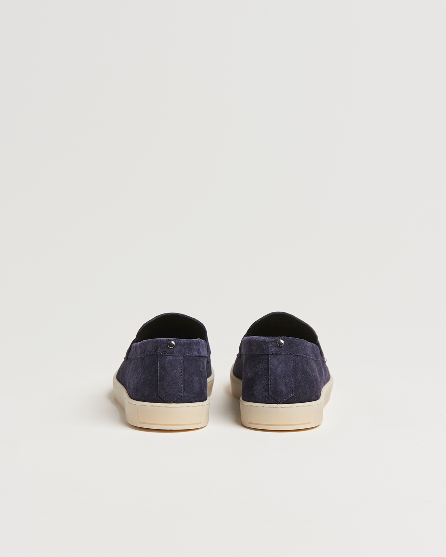 Uomini | Canali Summer Loafers Navy | Canali | Summer Loafers Navy