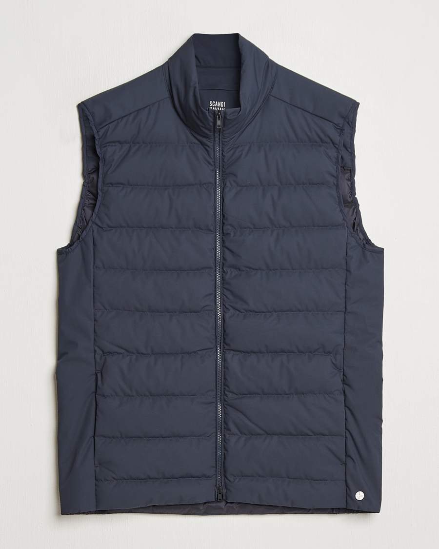 Uomini | Gilet | Scandinavian Edition | Ratio II Down Padded Vest Midnight Blue