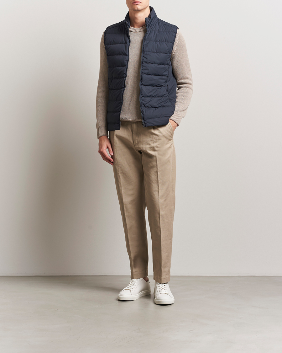 Uomini | Gilet | Scandinavian Edition | Ratio II Down Padded Vest Midnight Blue