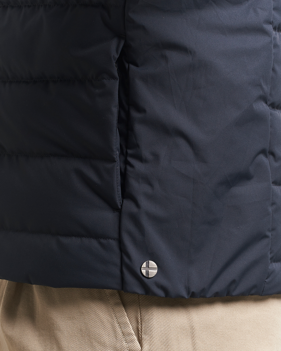Uomini | Gilet | Scandinavian Edition | Ratio II Down Padded Vest Midnight Blue