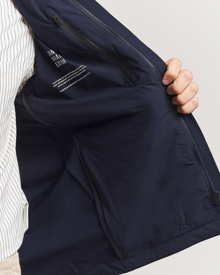 Uomini | Giacche | Scandinavian Edition | Merge II Stretch Shirt Jacket Navy Blue