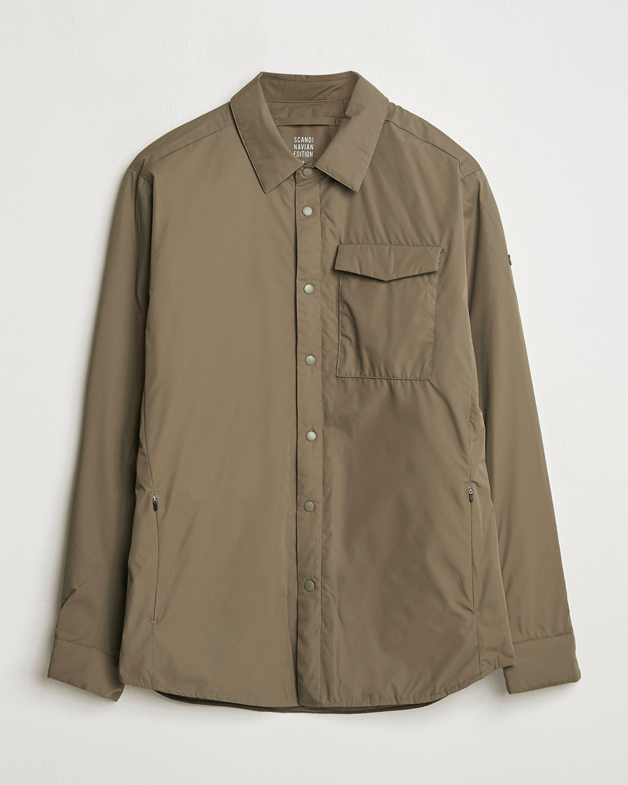 Uomini | Giacche | Scandinavian Edition | Trip Water-Resistant Shirt Jacket Major Brown
