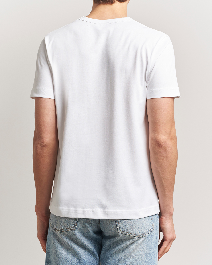 Uomini | T-shirt | Sunspel | Single Jersey Supima Cotton T-Shirt White