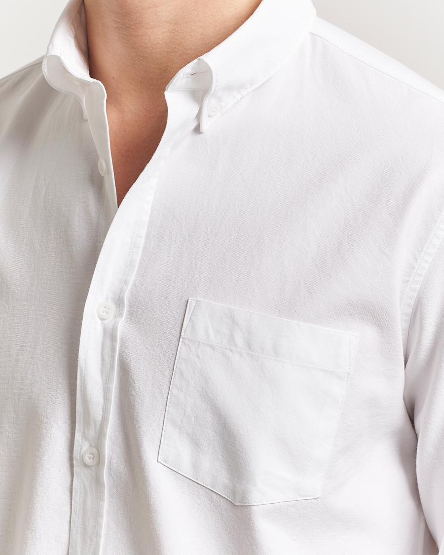 Uomini | Camicie | Sunspel | Oxford Button Down Shirt White